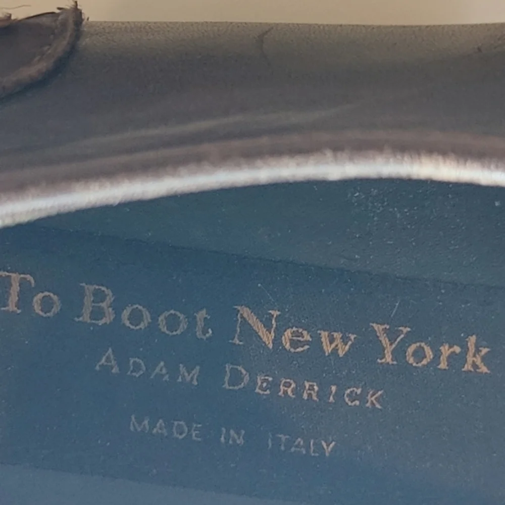 To Boot X Adam Derrick New York Derby Lace Up Brown Leather Mens Shoes Size 10